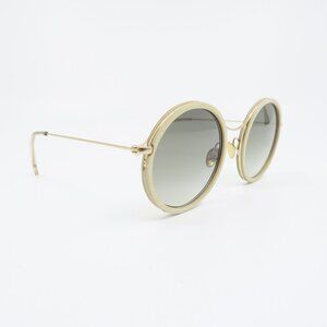 Nathalie Blanc SUZANNE Beige/ Gold/Grey Gradient Lenses, New Women's Sunglasses.